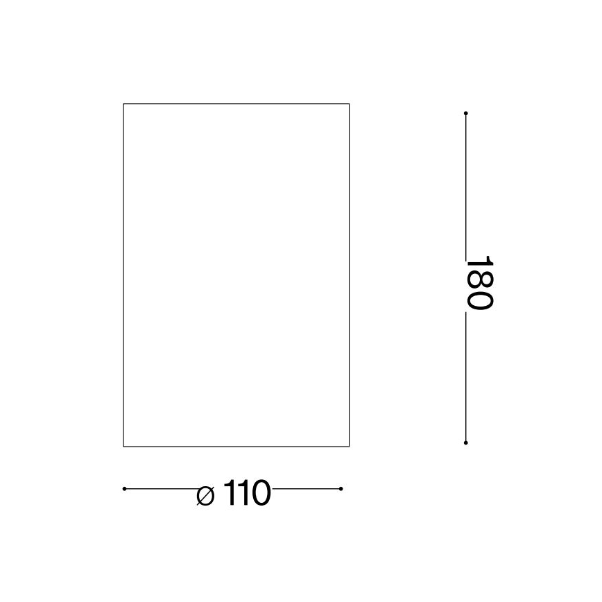 Ideal Lux - Vägglampa FLASH 1xG9/40W/230V vit