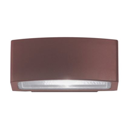 Ideal Lux - Vägglampa för utomhusbruk ANDROMEDA 1xE27/60W/230V IP55 brun