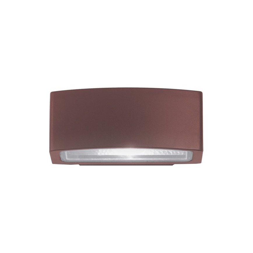 Ideal Lux - Vägglampa för utomhusbruk ANDROMEDA 1xE27/60W/230V IP55 brun
