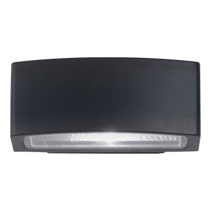 Ideal Lux - Vägglampa för utomhusbruk ANDROMEDA 1xE27/60W/230V IP55 svart