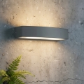 Ideal Lux - Vägglampa för utomhusbruk ANDROMEDA 2xE27/60W/230V IP55 antracit