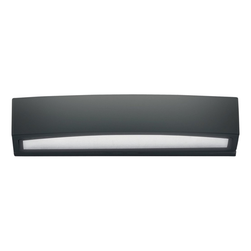Ideal Lux - Vägglampa för utomhusbruk ANDROMEDA 2xE27/60W/230V IP55 svart