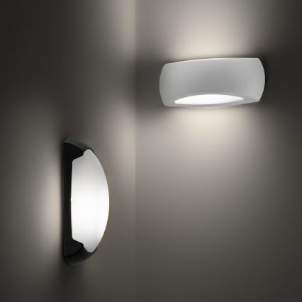 Ideal Lux - Vägglampa för utomhusbruk FELIX 1xE27/23W/230V IP66 vit