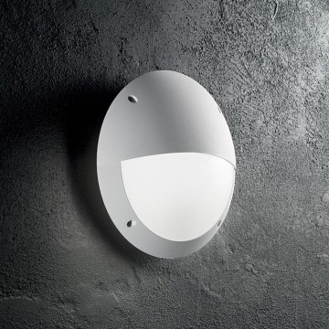 Ideal Lux - Vägglampa för utomhusbruk LUCIA 1xE27/23W/230V IP66 vit