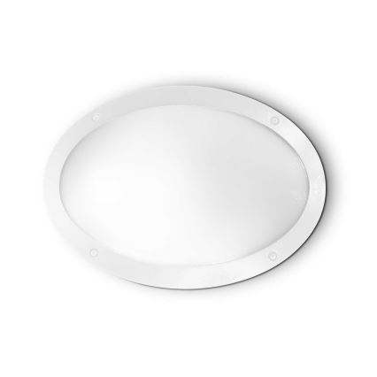 Ideal Lux - Vägglampa för utomhusbruk MADDI 1xE27/23W/230V IP66 vit