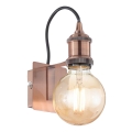 Ideal Lux - Vägglampa FRIDA 1xE27/60W/230V koppar