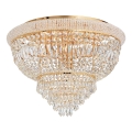 Ideal Lux - Vägglampa i kristall DUBAI 24xE14/28W/230V diameter 78 cm guld