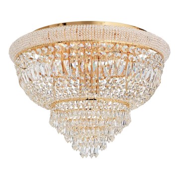 Ideal Lux - Vägglampa i kristall DUBAI 24xE14/28W/230V diameter 78 cm guld