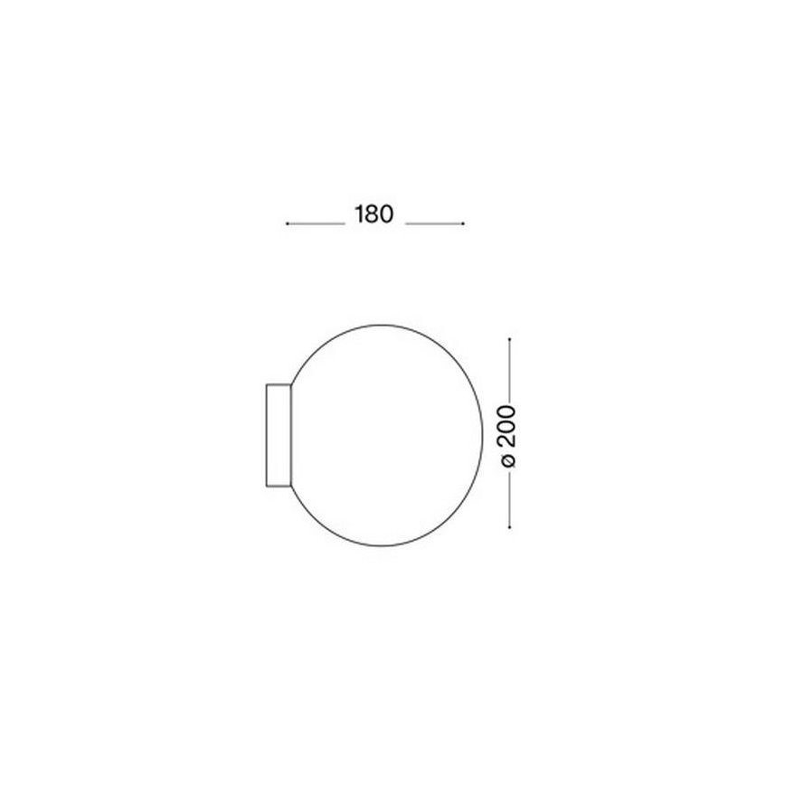 Ideal Lux - Vägglampa MAPA 1xE27/60W/230V