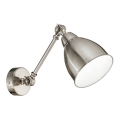 Ideal Lux - Vägglampa NEWTON 1xE27/42W/230V polerad krom