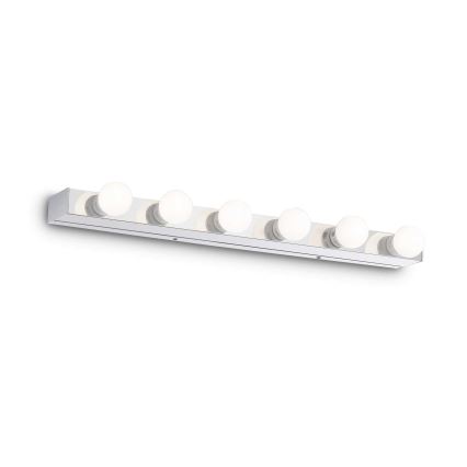 Ideal Lux - Vägglampa PRIVE 6xE14/40W/230V skinande krom