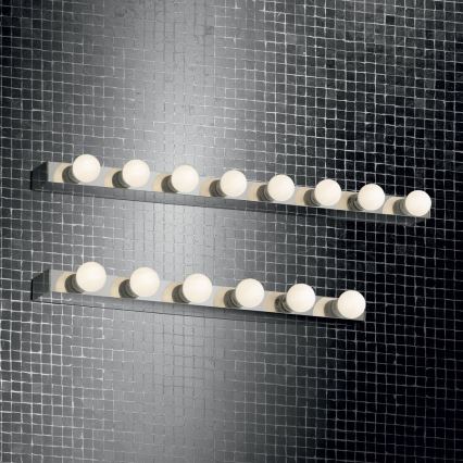 Ideal Lux - Vägglampa PRIVE 6xE14/40W/230V skinande krom