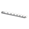 Ideal Lux - Vägglampa PRIVE 8xE14/40W/230V skinande krom