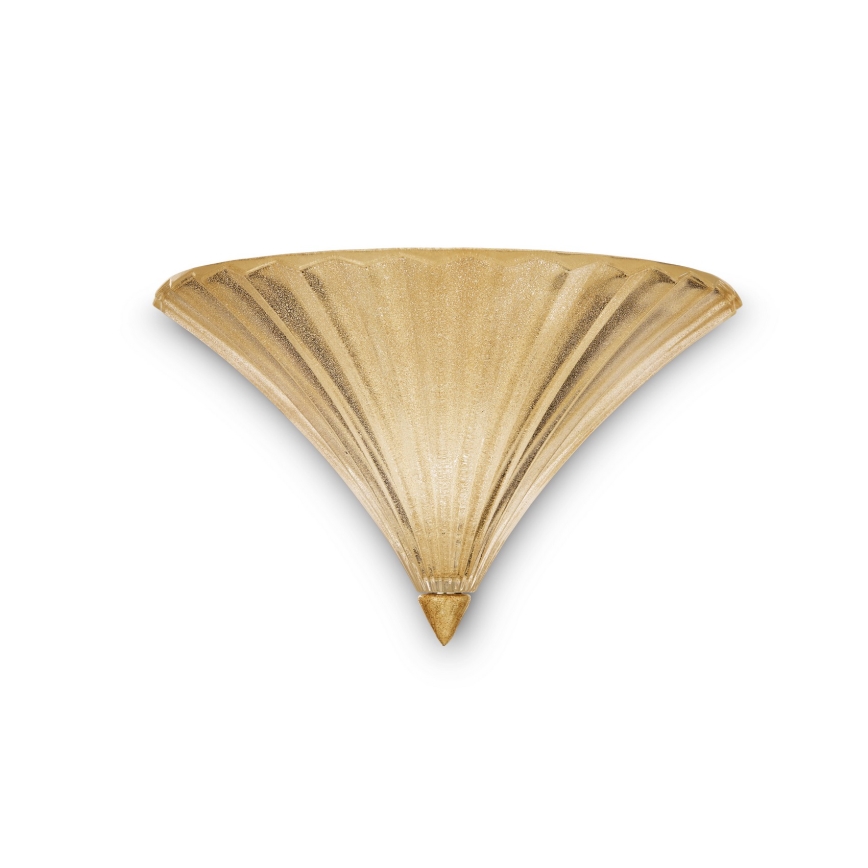 Ideal Lux - Vägglampa SANTA 1xE14/40W/230V guldfärgad