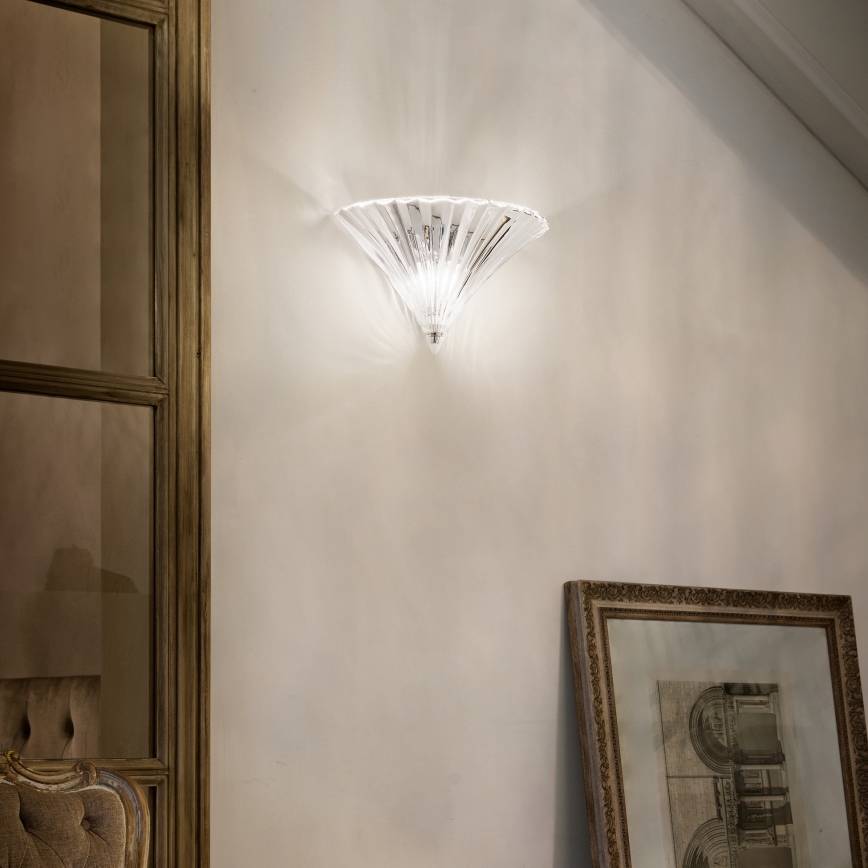 Ideal Lux - Vägglampa SANTA 1xE14/40W/230V klar