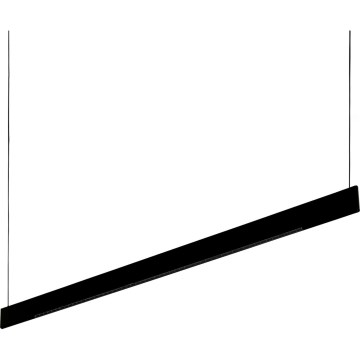 Ideal Lux - vajerupphängd LED-pendel DESK ACCENT LED/36W/230V CRI 90 120 cm svart