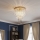 Ideal Lux - Ytmonterad kristallkrona CARLTON 12xE14/40W/230V diameter 50 cm guld