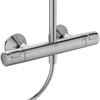 Ideal Standard A7208AA - Duschset med termostatblandare CERATHERM T25, polerad krom