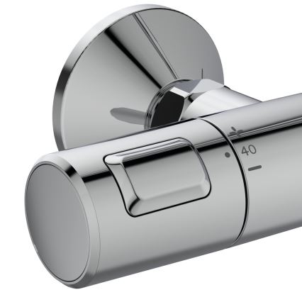 Ideal Standard A7208AA - Duschset med termostatblandare CERATHERM T25, polerad krom