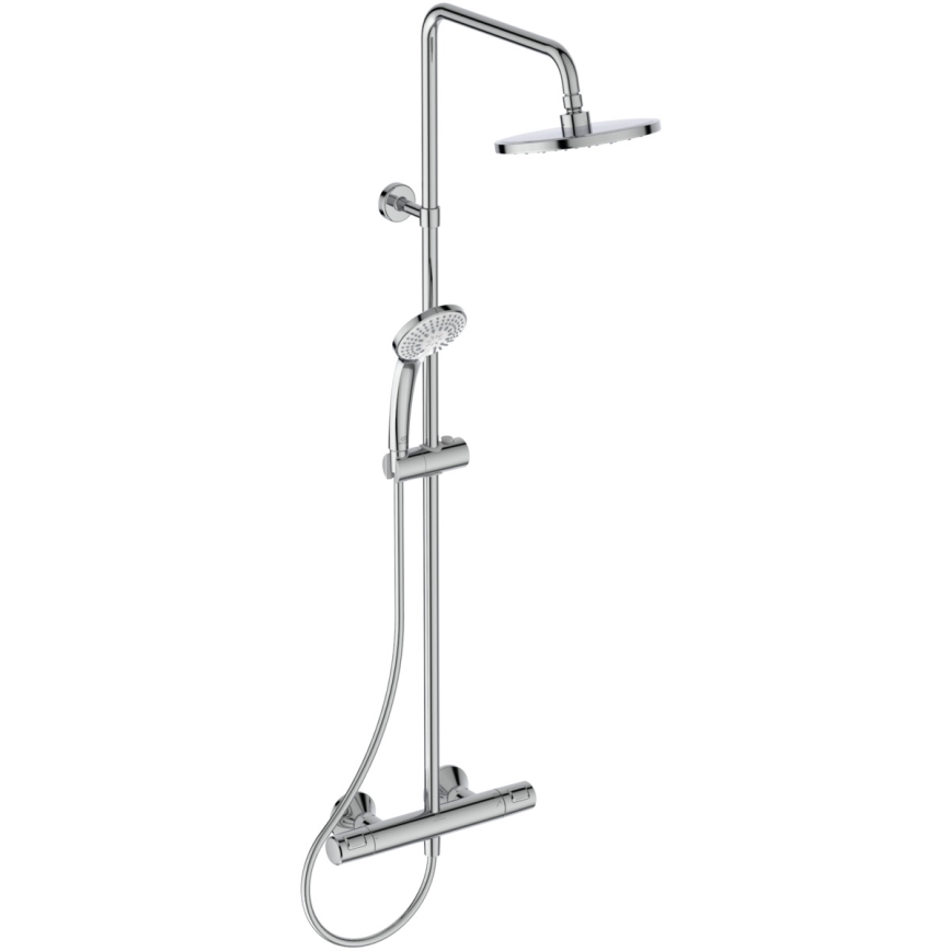Ideal Standard A7208AA - Duschset med termostatblandare CERATHERM T25, polerad krom