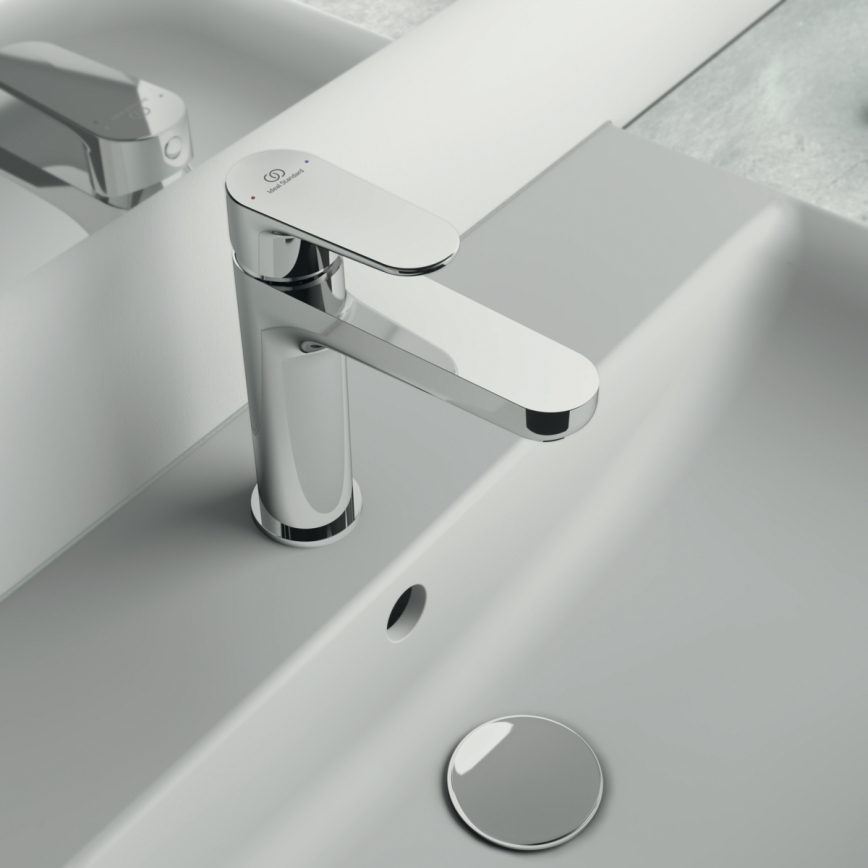 Ideal Standard BC554AA - Tvättställsblandare CERAFINE modell O 17,6 cm polerad krom