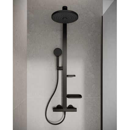 Ideal Standard BD583XG - Duschset med CERATHERM ALU+ blandare, matt svart