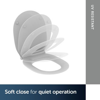 Ideal Standard E036601 - SoftClose-toalettsits CONNECT AIR, vit