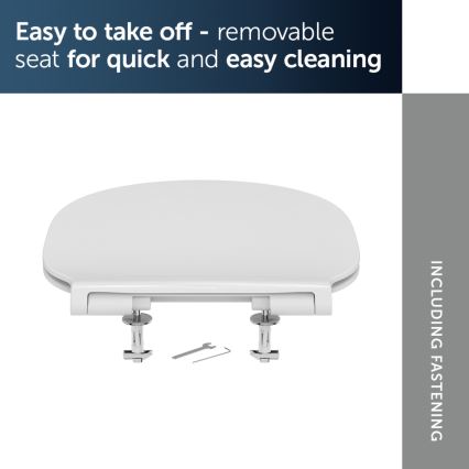 Ideal Standard E036601 - SoftClose-toalettsits CONNECT AIR, vit