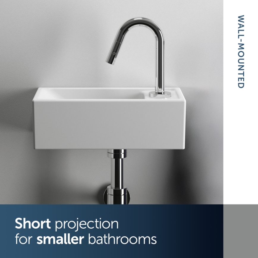 Ideal Standard E211201 - Väggmonterat tvättställ I.LIFE S 37x21 cm keramik/vit