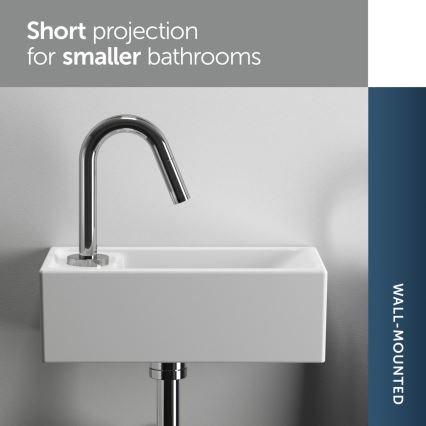 Ideal Standard E211301 - Vägghängt tvättställ I.LIFE S 37 x 21 cm, keramik/vit