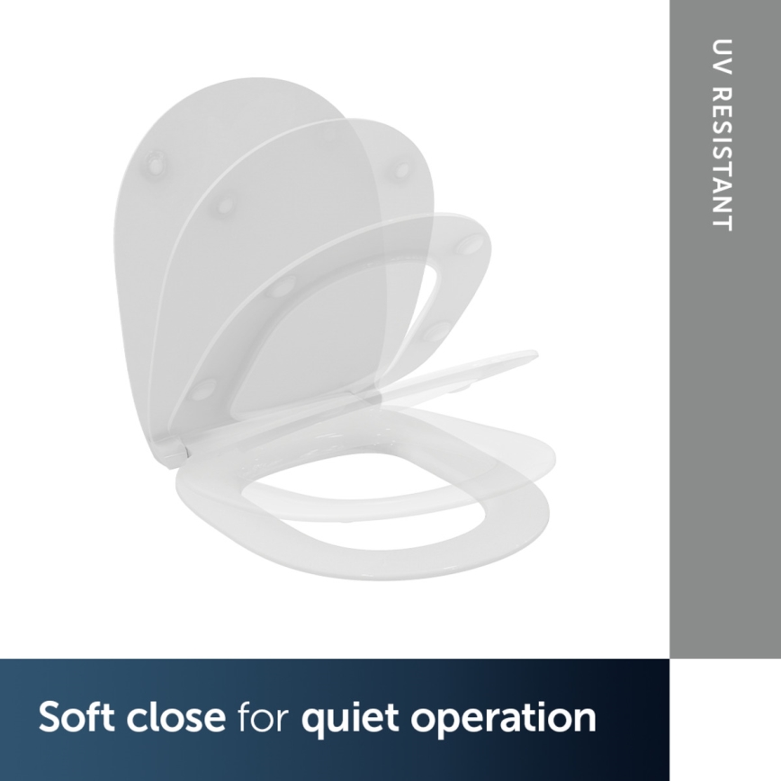 Ideal Standard E772401 - SoftClose-toalettsits CONNECT, vit