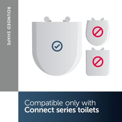 Ideal Standard E772401 - SoftClose-toalettsits CONNECT, vit
