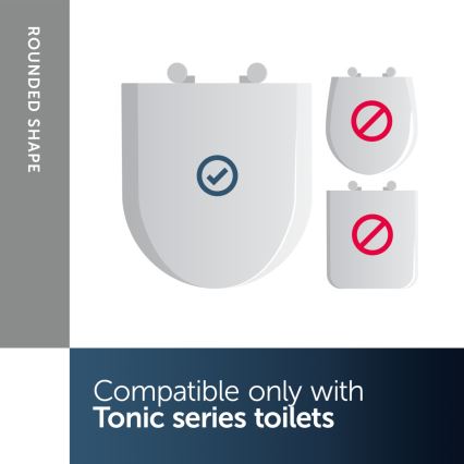 Ideal Standard K706101 - Toalettsits SoftClose TONIC vit