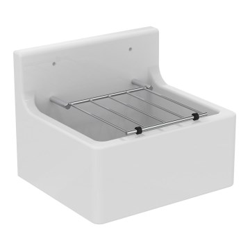 Ideal Standard S593901 - Väggmonterad tvättho med avloppsgaller DOURO 45,5x38 cm keramik/vit