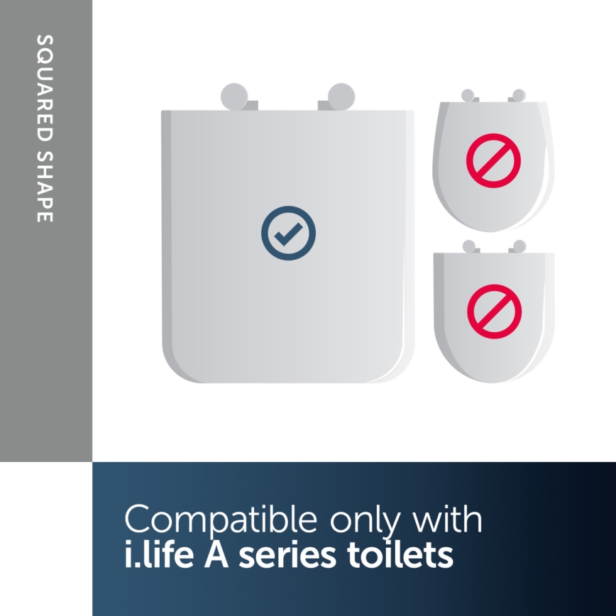 Ideal Standard T453001 - Toalettsits I.LIFE A vit