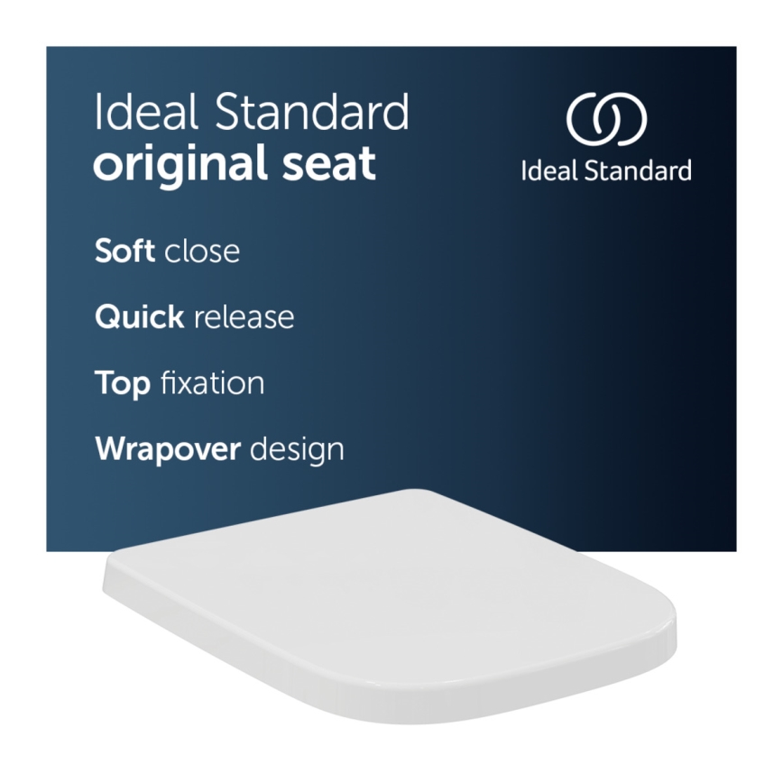 Ideal Standard T468301 - Toalettsits SoftClose I.LIFE B vit