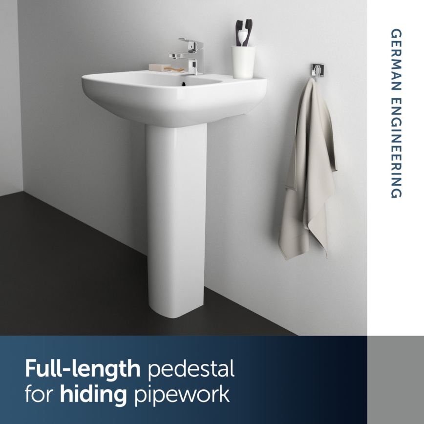 Ideal Standard T470501 - Vägghängt tvättställ I.LIFE A 60x48 cm keramik/vit