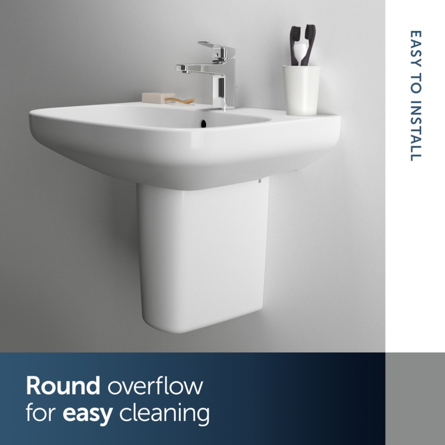 Ideal Standard T470501 - Vägghängt tvättställ I.LIFE A 60x48 cm keramik/vit