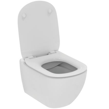 Ideal Standard T536001 - Vägghängd WC utan spolkant med SoftClose-sits TESI keramik/vit