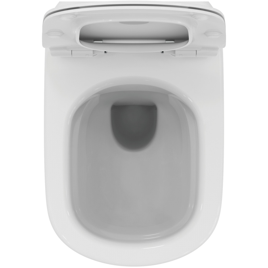 Ideal Standard T536001 - Vägghängd WC utan spolkant med SoftClose-sits TESI keramik/vit