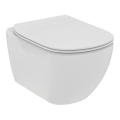Ideal Standard T536001 - Vägghängd WC utan spolkant med SoftClose-sits TESI keramik/vit