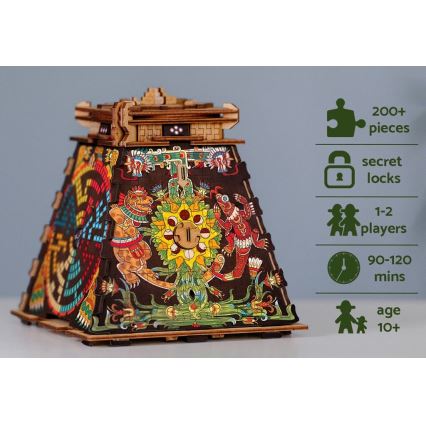 iDventure - Träpussel Solpyramid