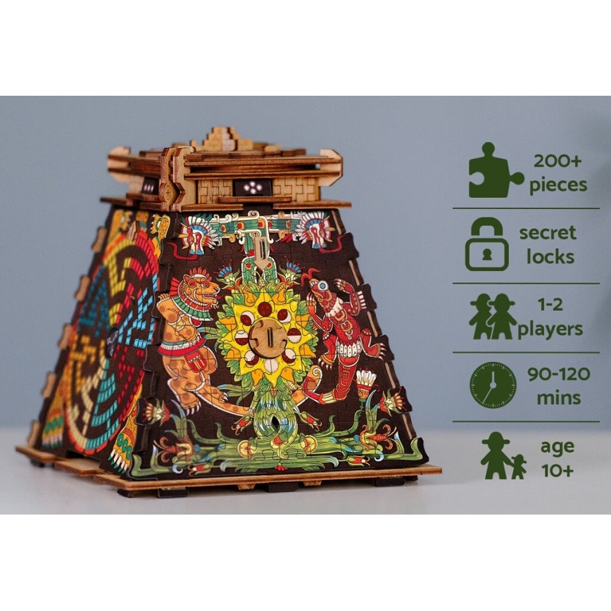 iDventure - Träpussel Solpyramid