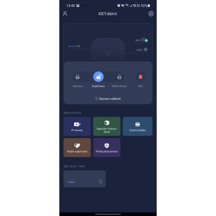 Intelligent trådlöst säkerhetssystem med 4G LTE/Wi-Fi/Ethernet/GSM