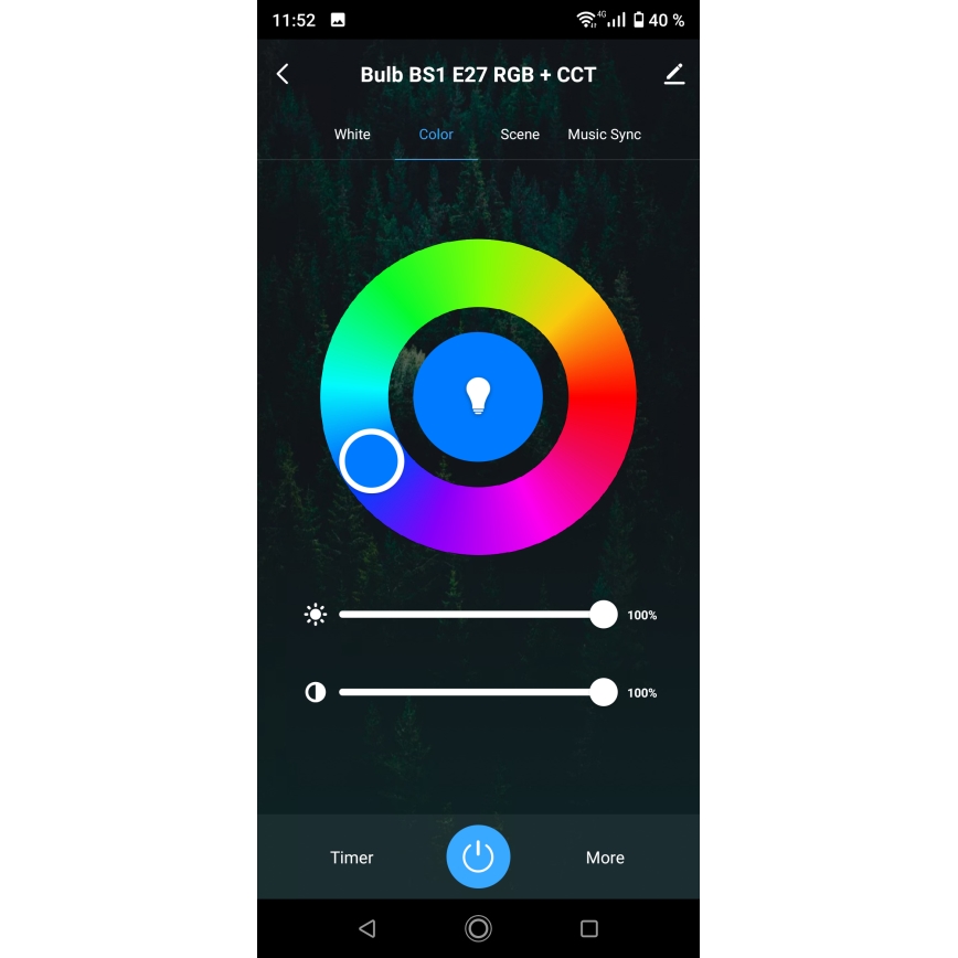 LED RGBW dimbar badrumstaklampa LED/24W/230V 3000-6500K 33x33 cm IP54 vit Wi-Fi