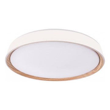 ILVI dimbar LED-taklampa 45W/230V 2700–6500K Ø 50 cm vit/beige + fjärrkontroll