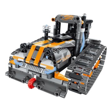 iM.Master - 4-i-1 stridsvagnsbyggsats, 554 delar, 2 x AA-batterier + fjärrkontroll