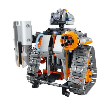 iM.Master - 4-i-1 stridsvagnsbyggsats, 554 delar, 2 x AA-batterier + fjärrkontroll