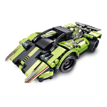 iM.Master - byggsats: 2-i-1 bil, 335 delar, 3xAA + 3xAAA, med fjärrkontroll