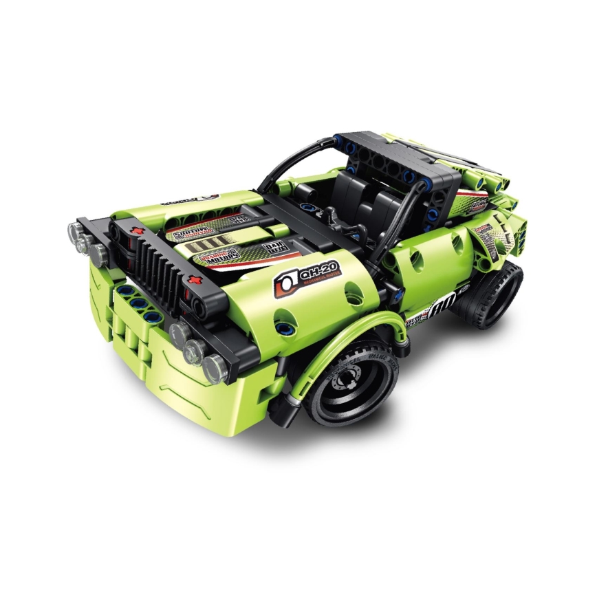 iM.Master - byggsats: 2-i-1 bil, 335 delar, 3xAA + 3xAAA, med fjärrkontroll